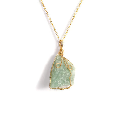 Natural Drop Stone Necklace 