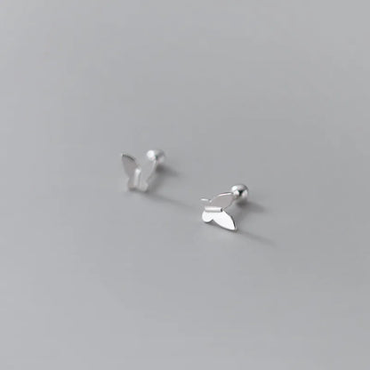 925 Sterling Silver Butterfly Earrings for Women Stud 925 Small Silver Earrings Jewelry Woman Earring Stud Silver 925