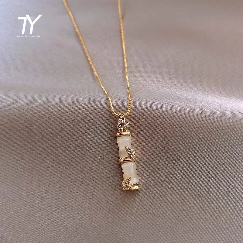 Exquisite Bamboo Collarbone Chain