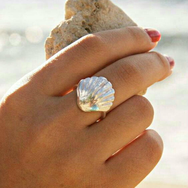 Shell Silver Ring