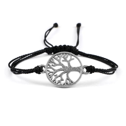 Tree of Life Bracelet for Women Men Multicolor Handmade Lucky Charm Braided Rope Friendship Bracelets Adjustable Jewelry Gifts