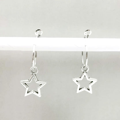 2020 New Creative Star Earrings Fashion Tremella Earrings Gifts for Women Gift Holiday Jewelry Cute Charm Little Hoop Earrings