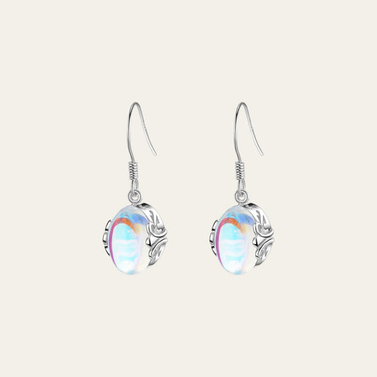 Moonstone Silver Earrings