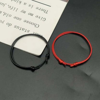 2 Pcs/Set New Fashion Couple Bracelets Black White Rope Stars Bracelet for Women and Men Paired Bracelets Gifts for Lovers