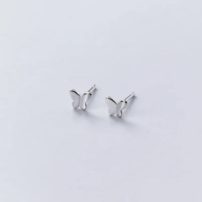 925 Sterling Silver Butterfly Earrings for Women Stud 925 Small Silver Earrings Jewelry Woman Earring Stud Silver 925